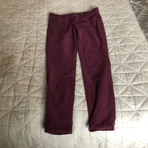 J Crew ankle toothpick cords